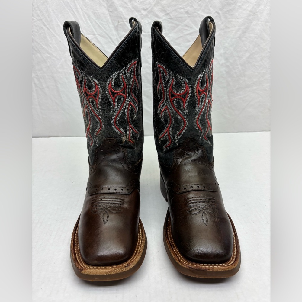 Old West Brown Cowboy boots, SZ 12 toddler boy
